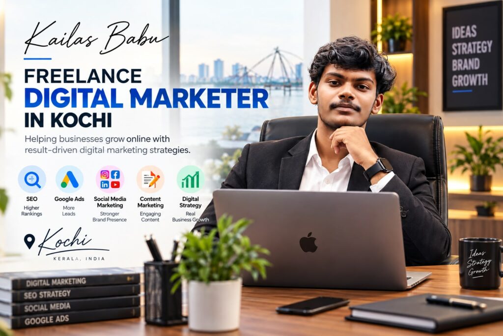 freelance digital marketer in Kochi | Kailas
